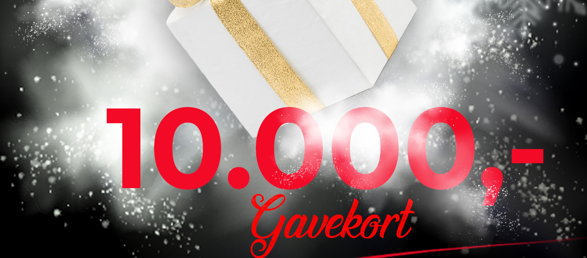 Vind et Gavekort 10.000kr